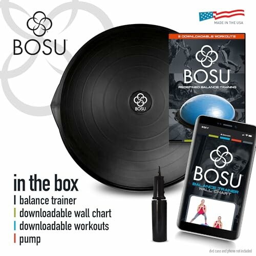 BOSU Balance-Trainer-Set mit Zubehör